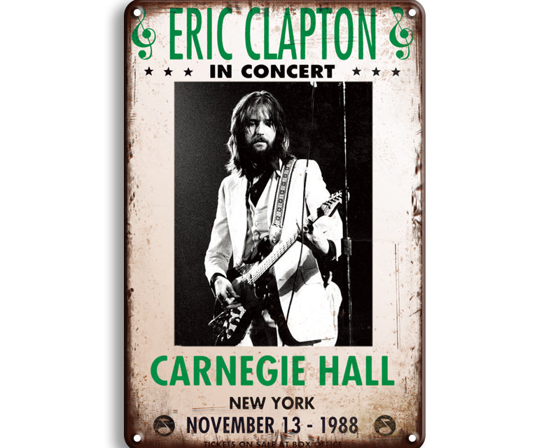 Metalen wandbord | Eric Clapton |