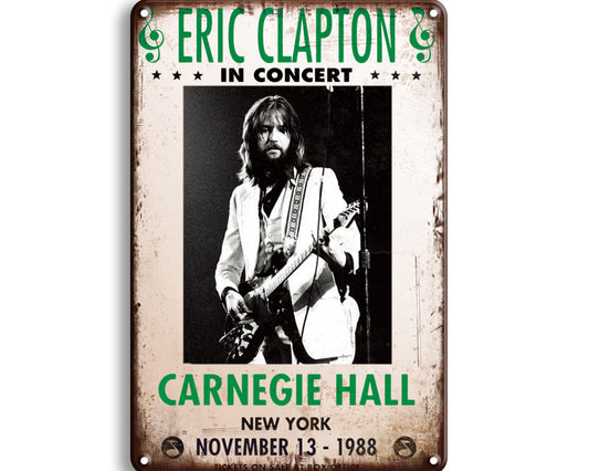Metalen wandbord | Eric Clapton |