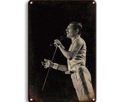 Metalen wandbord | Freddie Mercury |