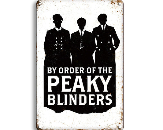 Metalen wandbord | By order of the Peaky Blinders |