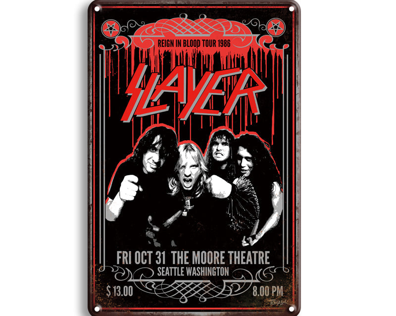 Metalen wandbord | Slayer |