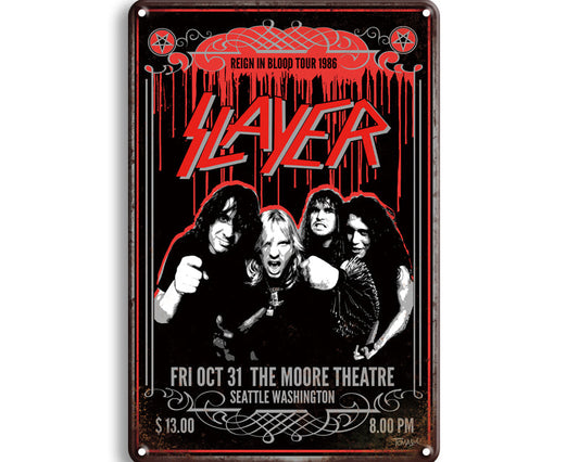 Metalen wandbord | Slayer |