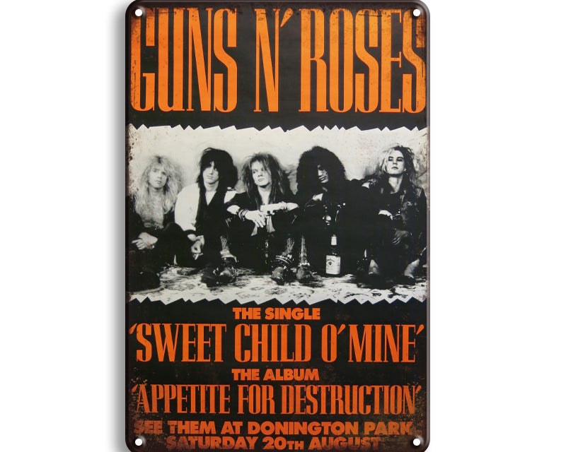 Metalen wandbord | Guns N' Roses |