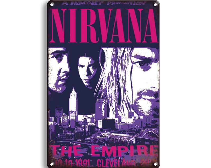 Metalen wandbord | Nirvana | The Empire |