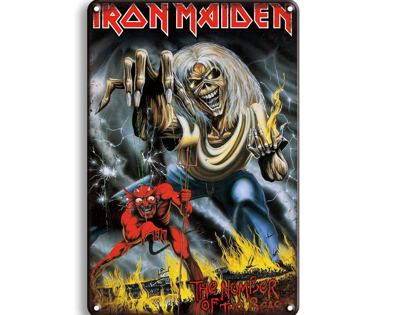 Metalen wandbord | Iron Maiden |