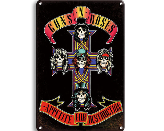 Metalen wandbord | Guns 'N Roses |