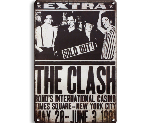 Metalen wandbord | The Clash |