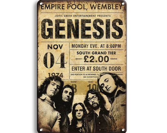 Metalen wandbord | Genesis |