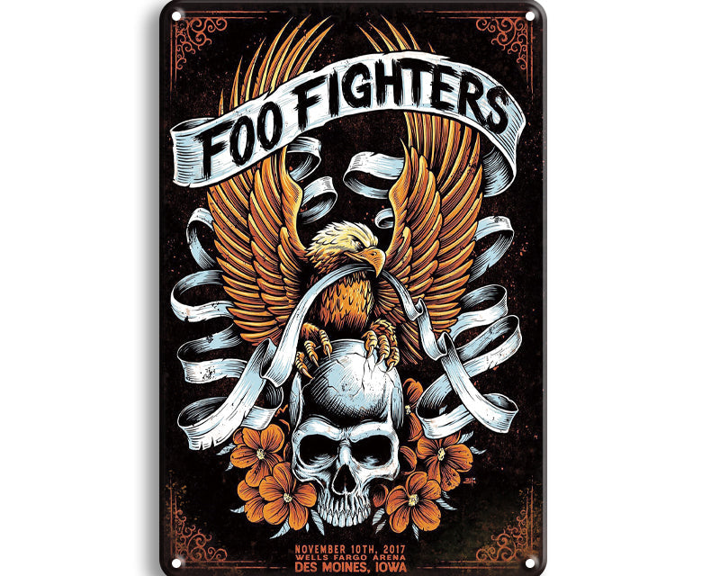 Metalen wandbord | Foo Fighters |