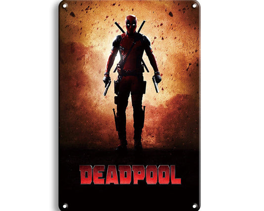 Metalen wandbord | Deadpool |