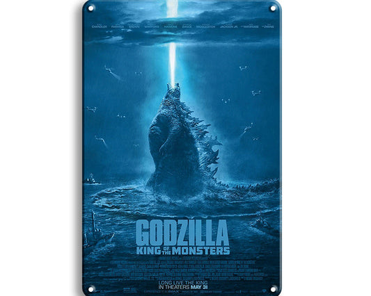 Metalen wandbord | Godzilla |