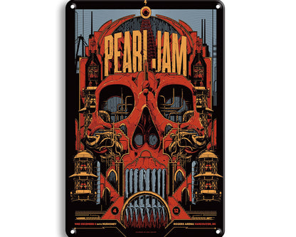 Metalen wandbord | Pearl Jam |