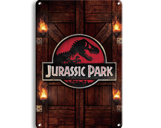 Metalen wandbord | Jurassic Park |