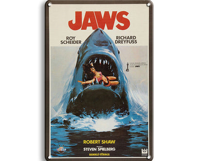 Metalen wandbord | Jaws |