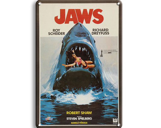Metalen wandbord | Jaws |