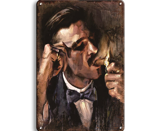 Metalen wandbord | Peaky Blinders | Arthur Shelby |