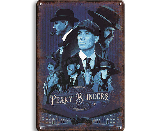 Metalen wandbord | Peaky Blinders | 1919 Birmingham |