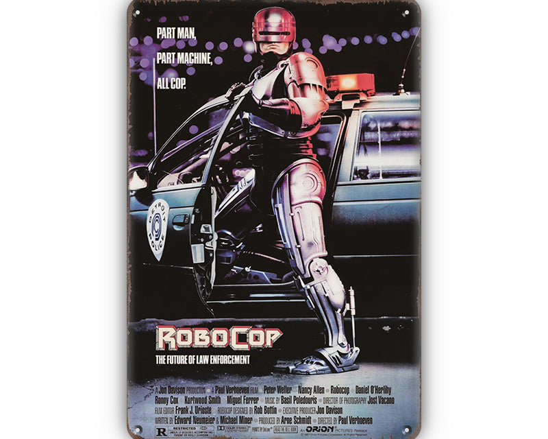 Metalen wandbord | RoboCop |