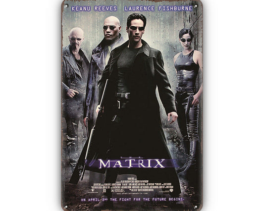 Metalen wandbord | Matrix |