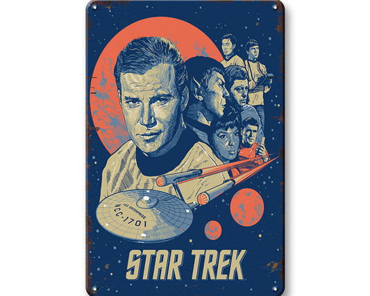 Metalen wandbord | Star Trek |