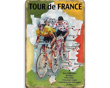 Metalen wandbord | Tour de France |