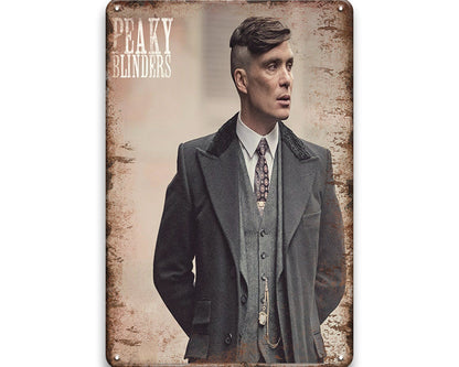 Metalen wandbord | Peaky Blinders | Tommy Shelby |