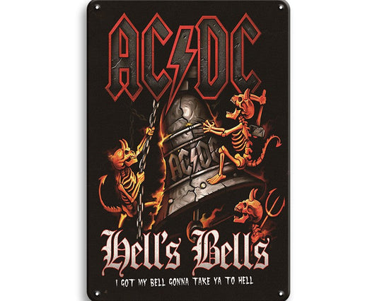 Metalen wandbord | ACDC | Bell's Bells |