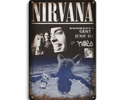 Metalen wandbord | Nirvana | Gent |