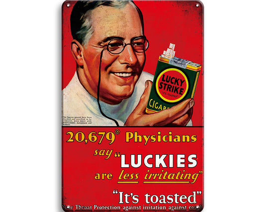 Metalen wandbord | Lucky Strike | Luckies |
