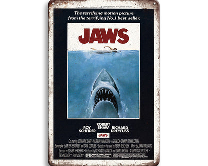 Metalen wandbord | Jaws #2 |