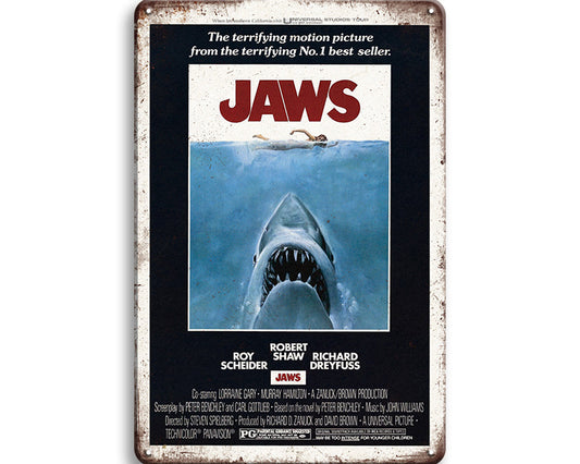 Metalen wandbord | Jaws #2 |