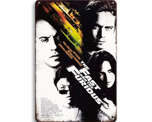 Metalen wandbord | The Fast And The Furious |