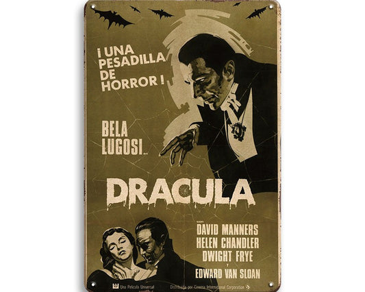 Metalen wandbord | Dracula |