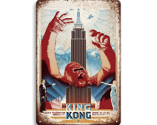 Metalen wandbord | King Kong |