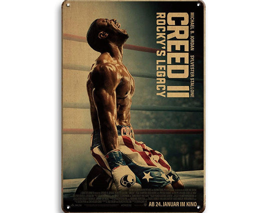 Metalen wandbord | Creed II | Rocky's legacy |