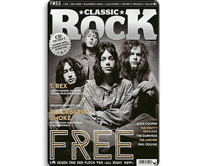 Metalen wandbord | Rock Free |