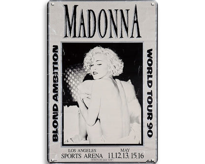 Metalen wandbord | Madonna |