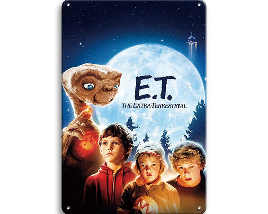 Metalen wandbord | E.T. |