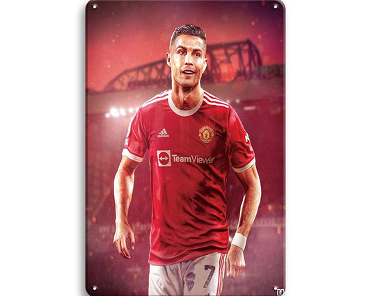 Metalen wandbord | Cristiano Ronaldo |