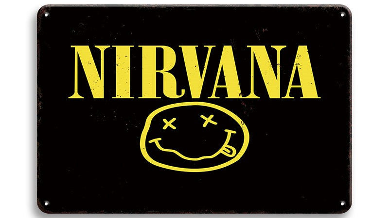 Metalen wandbord | Nirvana #2 |