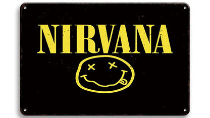 Metalen wandbord | Nirvana #2 |