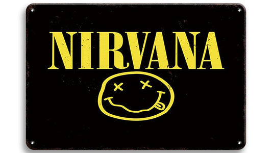 Metalen wandbord | Nirvana #2 |