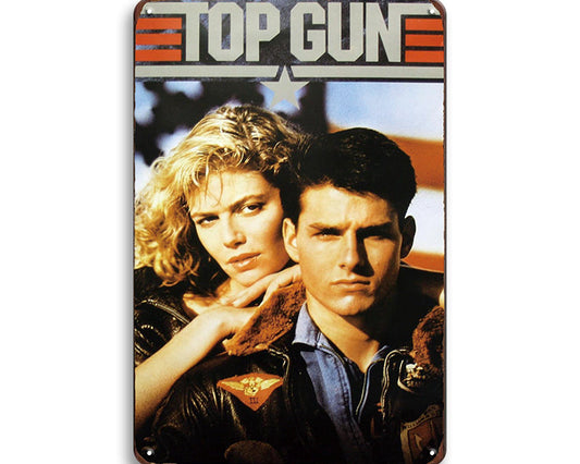 Metalen wandbord | Top Gun |