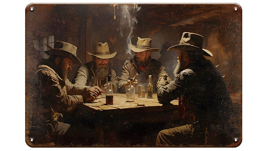 Metalen wandbord | Cowboys #2 |