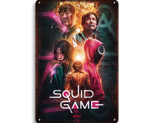 Metalen wandbord | Squid Game #2 |