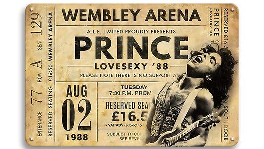 Metalen wandbord | Prince |