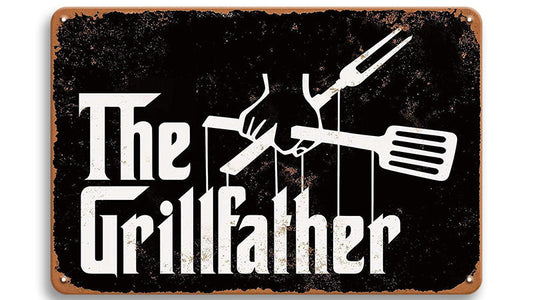 Metalen wandbord | The grillfather |