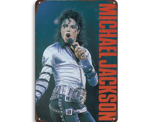 Metalen wandbord | Michael Jackson |