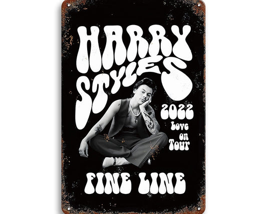 Metalen wandbord | Harry Styles | Fine line |