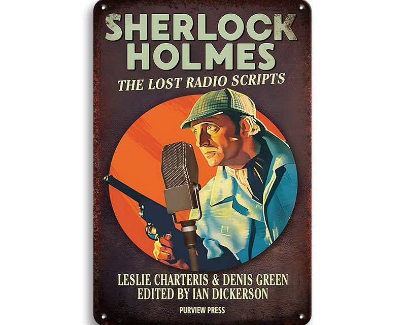 Metalen wandbord | Sherlock Holmes |